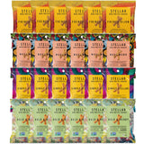 Stellar Snacks Mini Pretzel Braids, 4 Flavor Variety Pack, 1.5 Oz 24 Packs (6 Count x 4 Flavors), Gourmet Pretzel Sticks, Vegan, Kosher, Non GMO