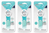 Glade Plugins Car Refill - Aqua Exhilaration - Net Wt. 3.2 mL (0.11 FL OZ) Per Refill - Pack of 3 Refills
