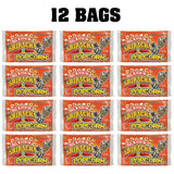 KICKIN' Sriracha Microwave Popcorn Bags - 12 Pack - Ultimate Spicy Popcorn Gourmet Gift - Makes a Great Movie Theater Popcorn or Sriracha Snack Food