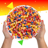 Whatta Bubble Gum Pack | 1 Pound Bag | Individually Wrapped Chewing Gum | Assorted Fruit Bubblegum | Banana, Strawberry & Fruit Mix (Approx. 110
