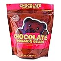 Sweet Candy Company Chocolate Covered Cinnamon Gummy Bears - Real Milk Chocolate, Gourmet Cinnamon Candy, Gluten Free Gummies for Kids and Adults