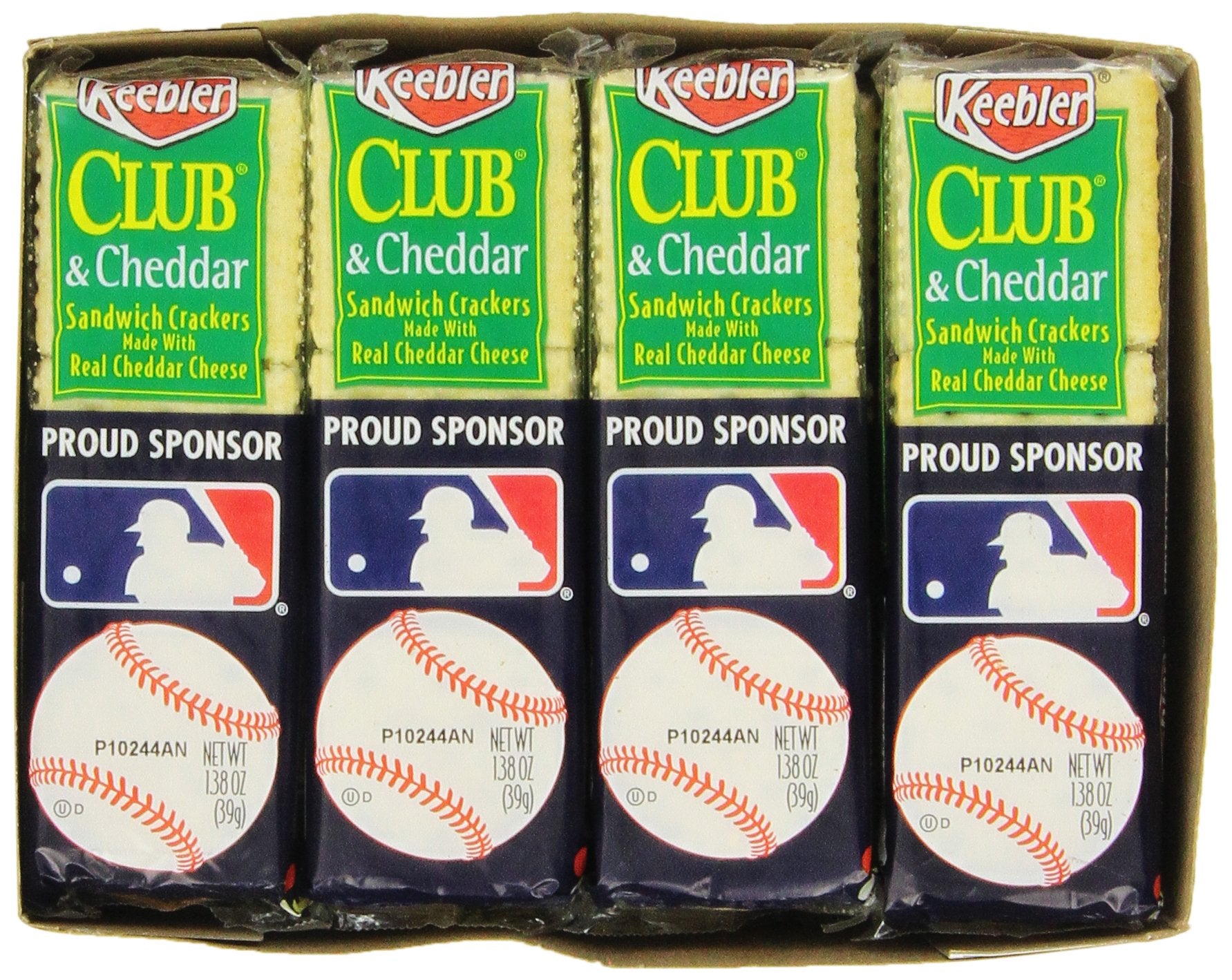Keebler Cracker Sandwiches to Go - Club & Cheddar - 1.38 Ounce (Pack of 16)