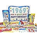 RETRO CANDY YUM ~ 1969 57th Birthday Gift Box Nostalgic Candy from Childhood for 57 Year Old Man or Woman Born 1969