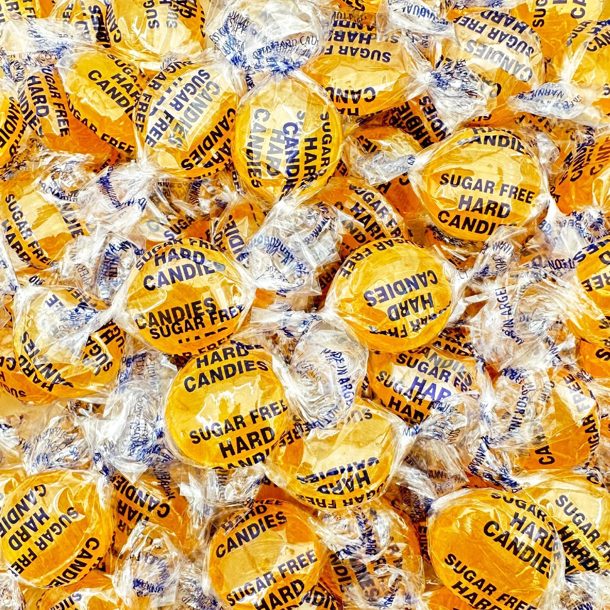 Sugar-Free Butterscotch Hard Candy | 1-Pound Bag - About 75 Pieces | Sugar Free Hard Candy Individually Wrapped | Smooth & Creamy Old School Butter