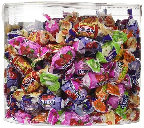 Tayas Damla Damla Colombina Fancy Filled Soft Candy -Assortment, 800g - 28.22oz, Pack of 2, Orange