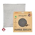 Knapp Made Chainmail Dishcloth 7”x5” - Replace Your Dirty Sponge - All Purpose Kitchenware, Pots & Pans Cleaner - Lasts a Lifetime