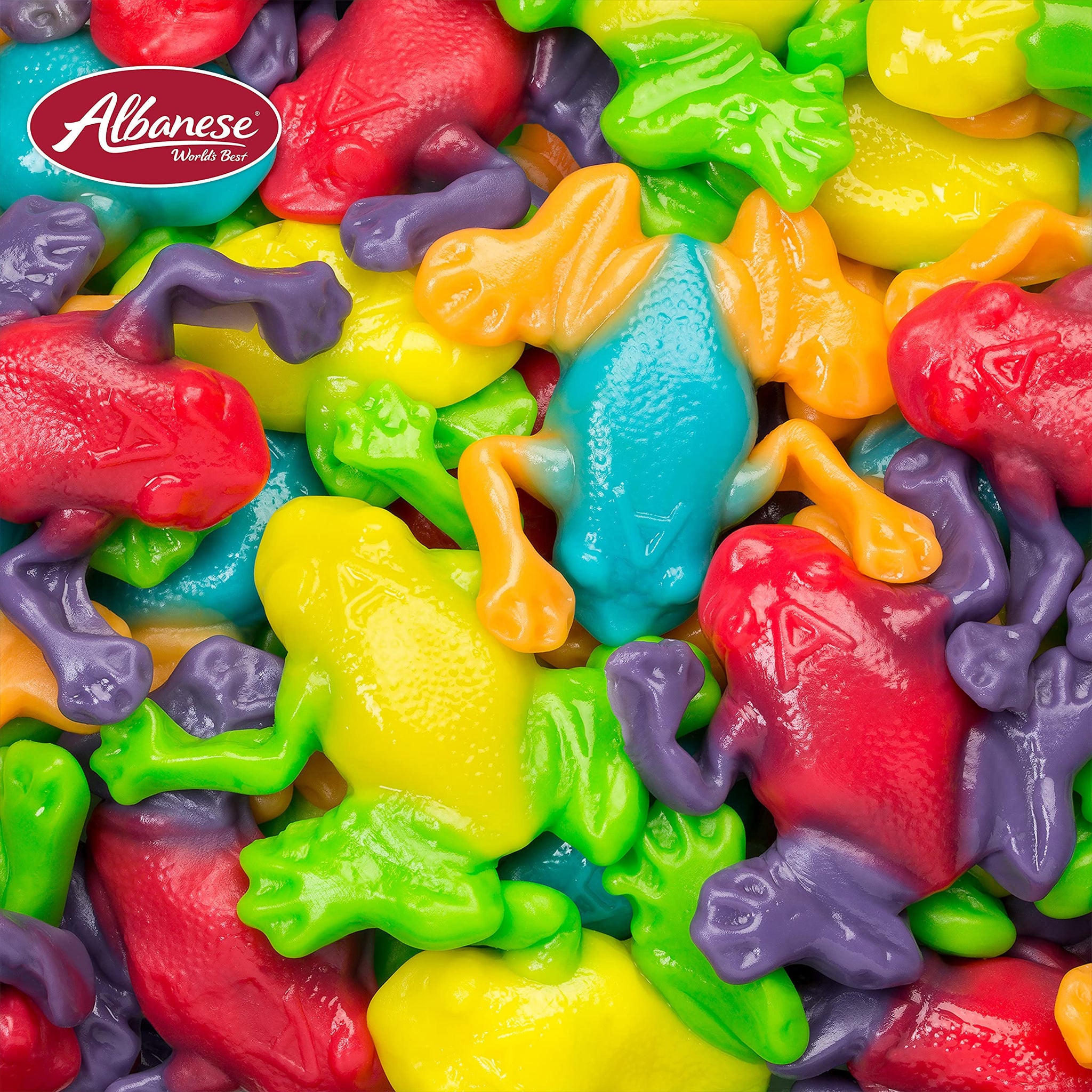 Albanese Candy, Gummi Rainforest Frogs, 5-pound Bag