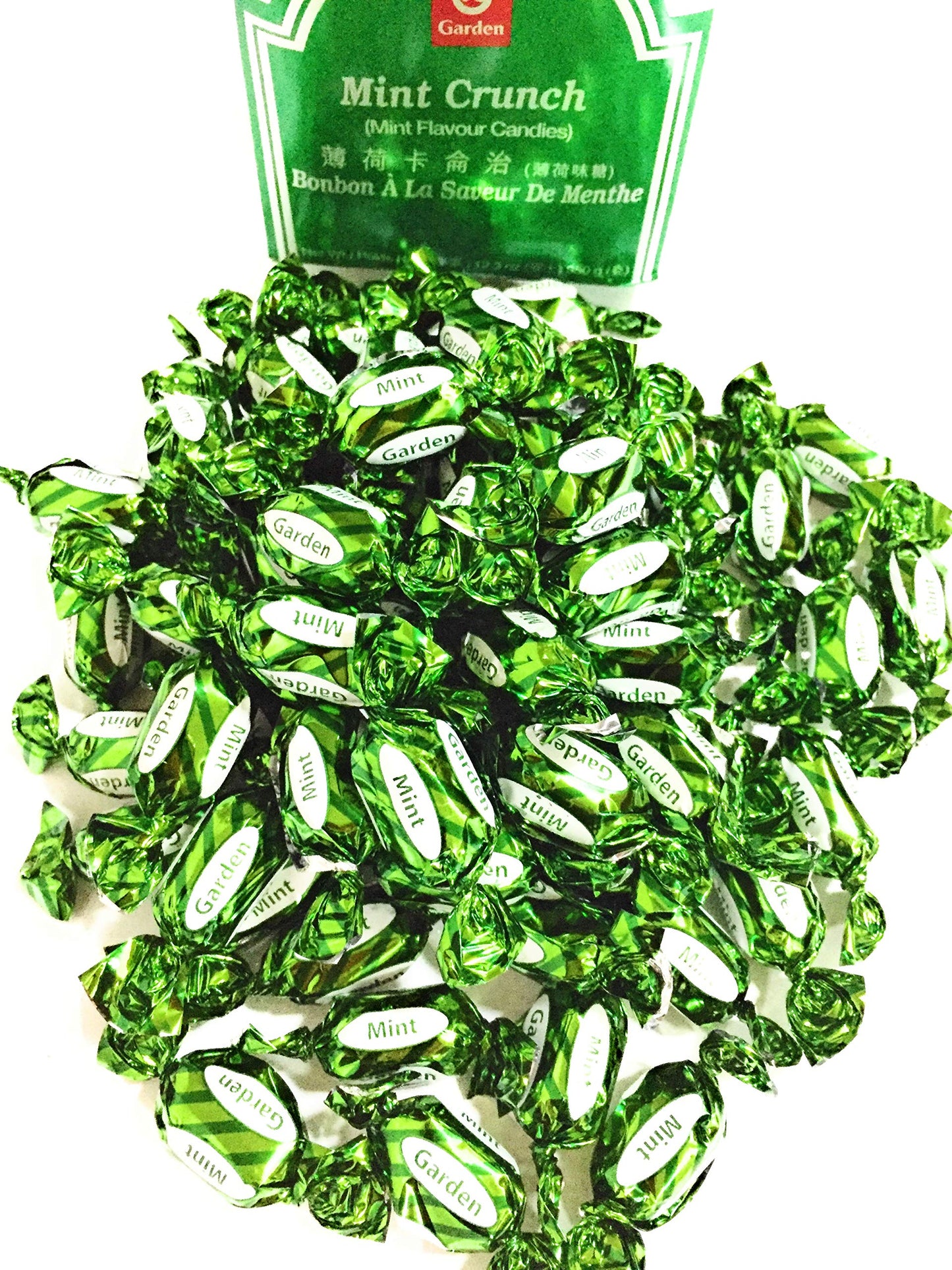 Garden Candy Combo-Coconut Crunch.Strawberry Flavour.Mint Crunch.Chocolate Crunch (12.3 Oz Each)