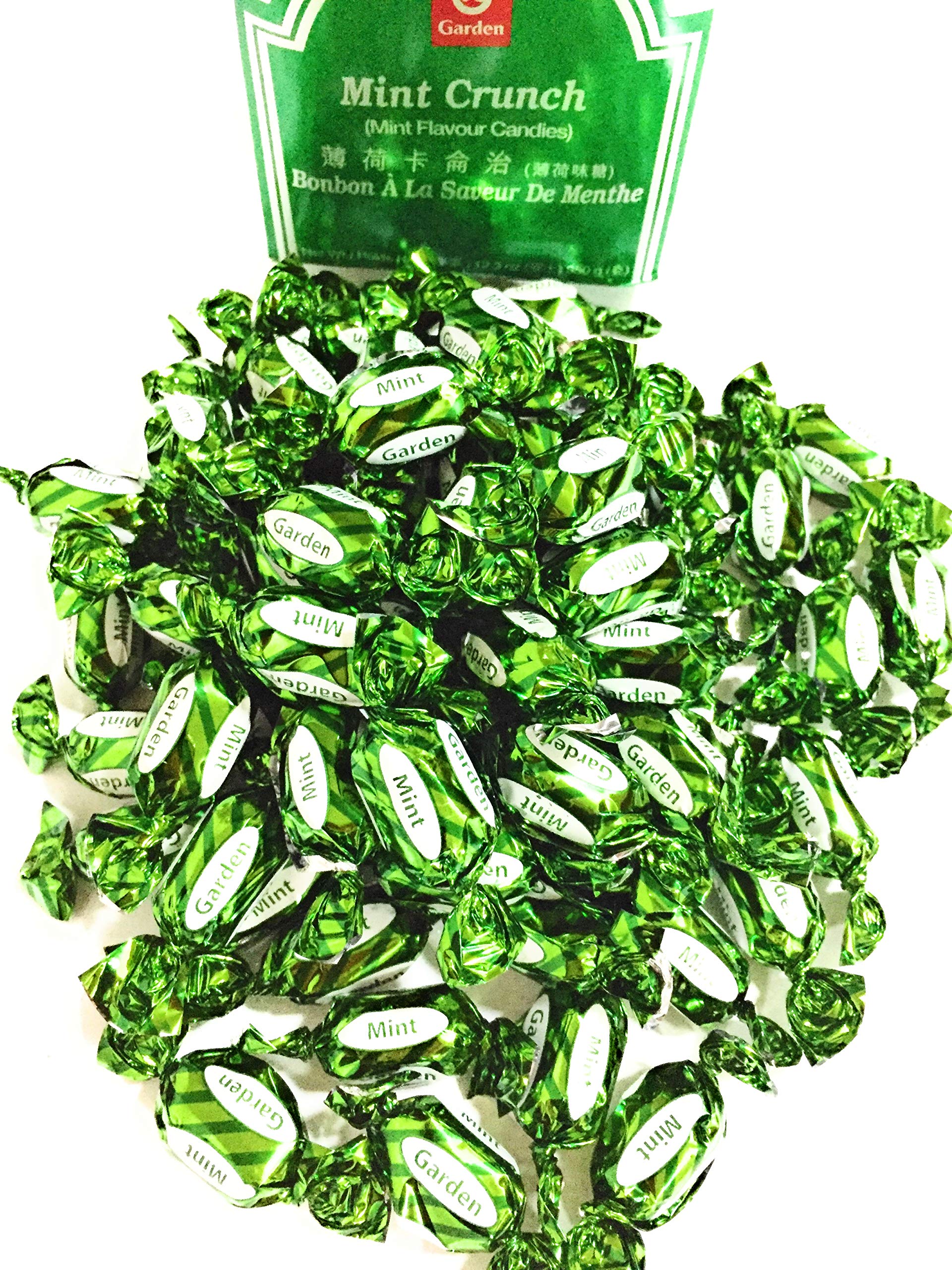 Garden Candy Combo-Coconut Crunch.Strawberry Flavour.Mint Crunch.Chocolate Crunch (12.3 Oz Each)