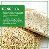Jiva Organics Premium Quinoa Flour 2 LB Bag - Non GMO