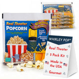 Wabash Valley Farms Real Theatre Popcorn Packs - Gourmet Kernel Kit for Popcorn Machines, Stovetop Poppers, and At-Home Movie Night Snacking - Perfect