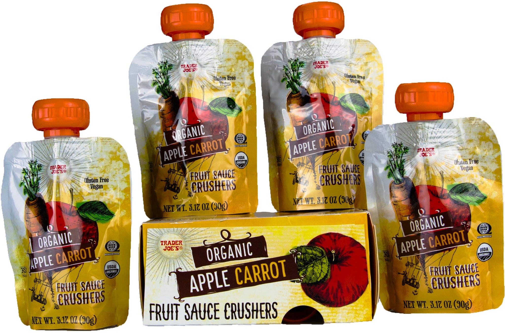 Trader Joe's Organic Apple Carrot Fruit Sauce Crushers