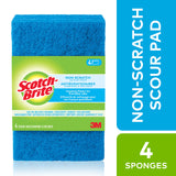 Scotch-Brite153; Scour Pad Non Scratch - 4pk Multi-Colored