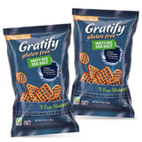 Osem Gratify Gluten Free Pretzels - GF Pretzel Snack Bags, Gluten-Free Mix for Adults & Kids, Hummus Dip, Individual Packs, Vegan Friendly, Kosher