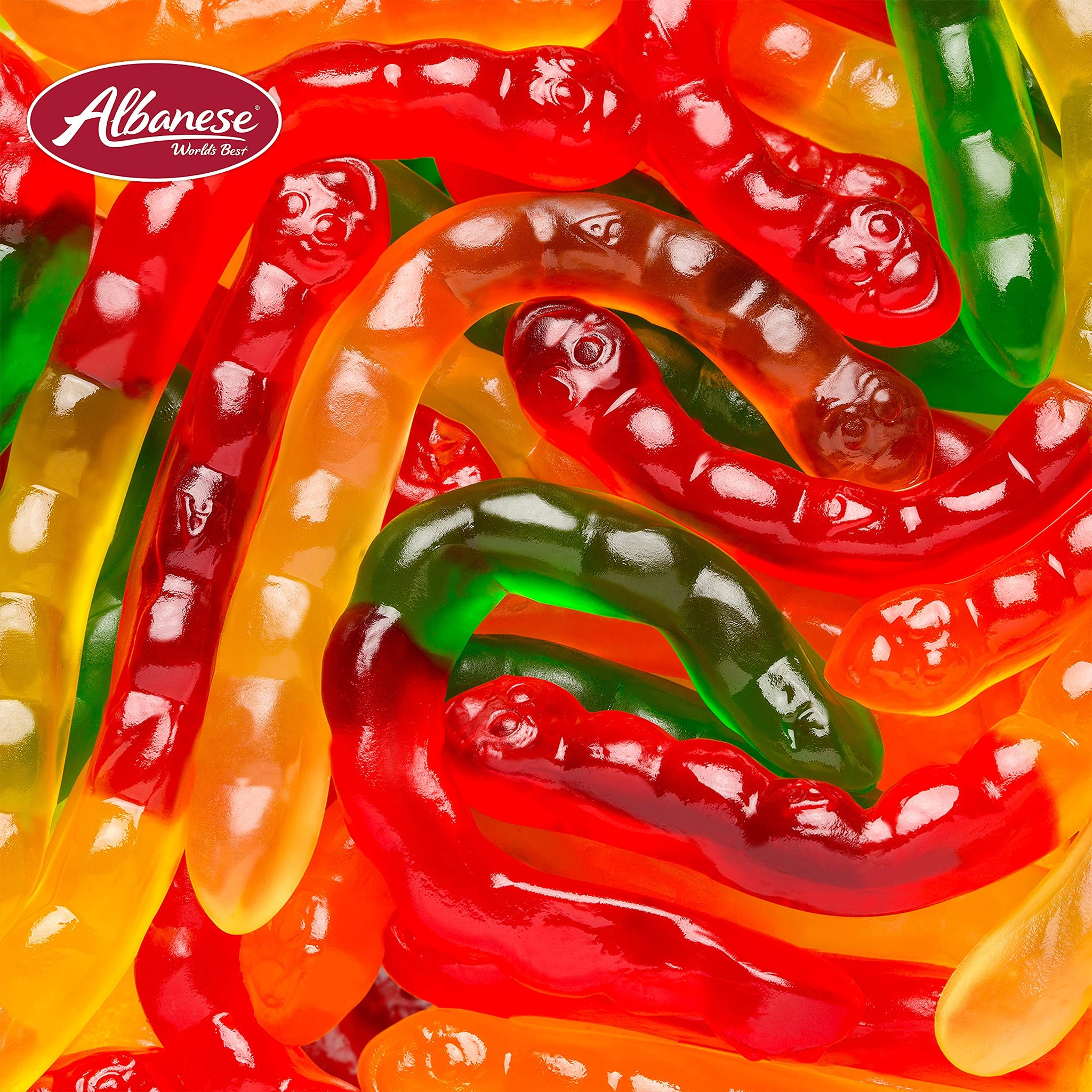 Albanese Wild Gummy Worms 5 LBS.