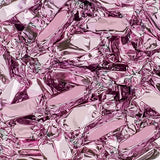 Candy Envy - Individually Wrapped Caramels - Light Pink Wrapper - 2 Pound Bulk Light Pink Valentine Candy