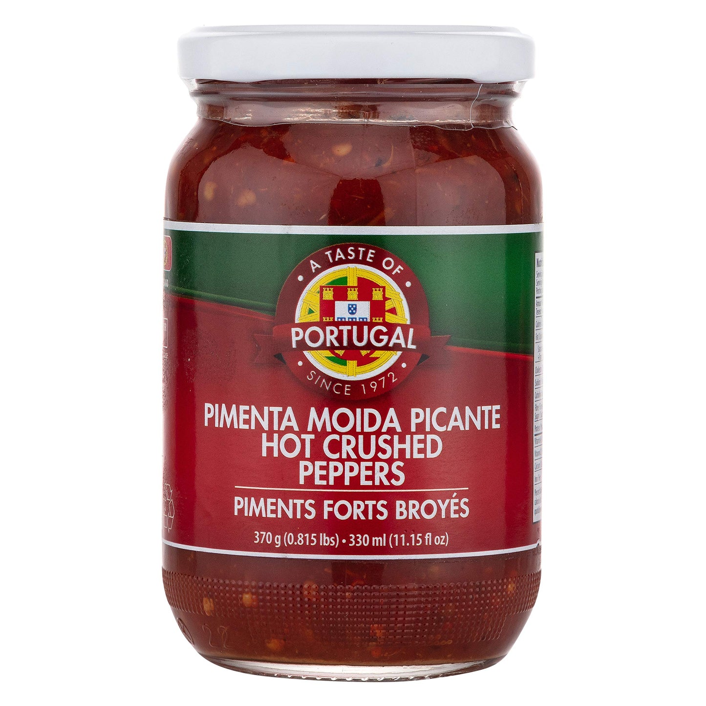 Hot Portuguese Pepper Paste - Adds Fiery Flavors to Piri Piri Chicken, Stews & More - 370g | 13oz Jar - Authentic Product of Portugal (370 g | 13 oz
