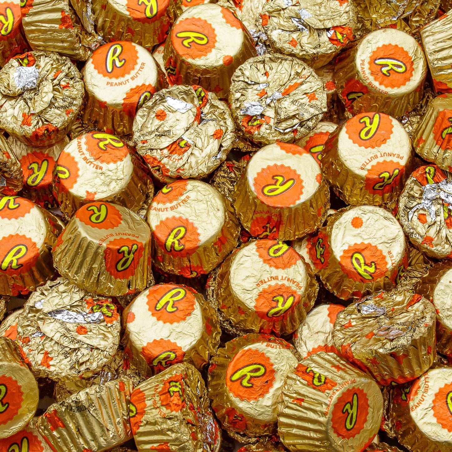 Peanut Butter Cups Miniatures 2 lb - Milk Chocolate Candy with Soft Filling, Individually Wrapped, Bulk Bag, Gluten Free