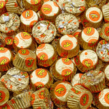 Peanut Butter Cups Miniatures 2 lb - Milk Chocolate Candy with Soft Filling, Individually Wrapped, Bulk Bag, Gluten Free