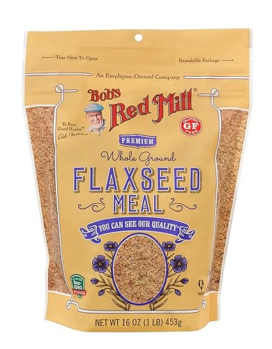 Bob's Red Mill Flaxseed Meal, 16oz (Pack of 1) - Gluten Free, Non GMO, Vegan, Paleo Friendly, Keto Friendly, Kosher