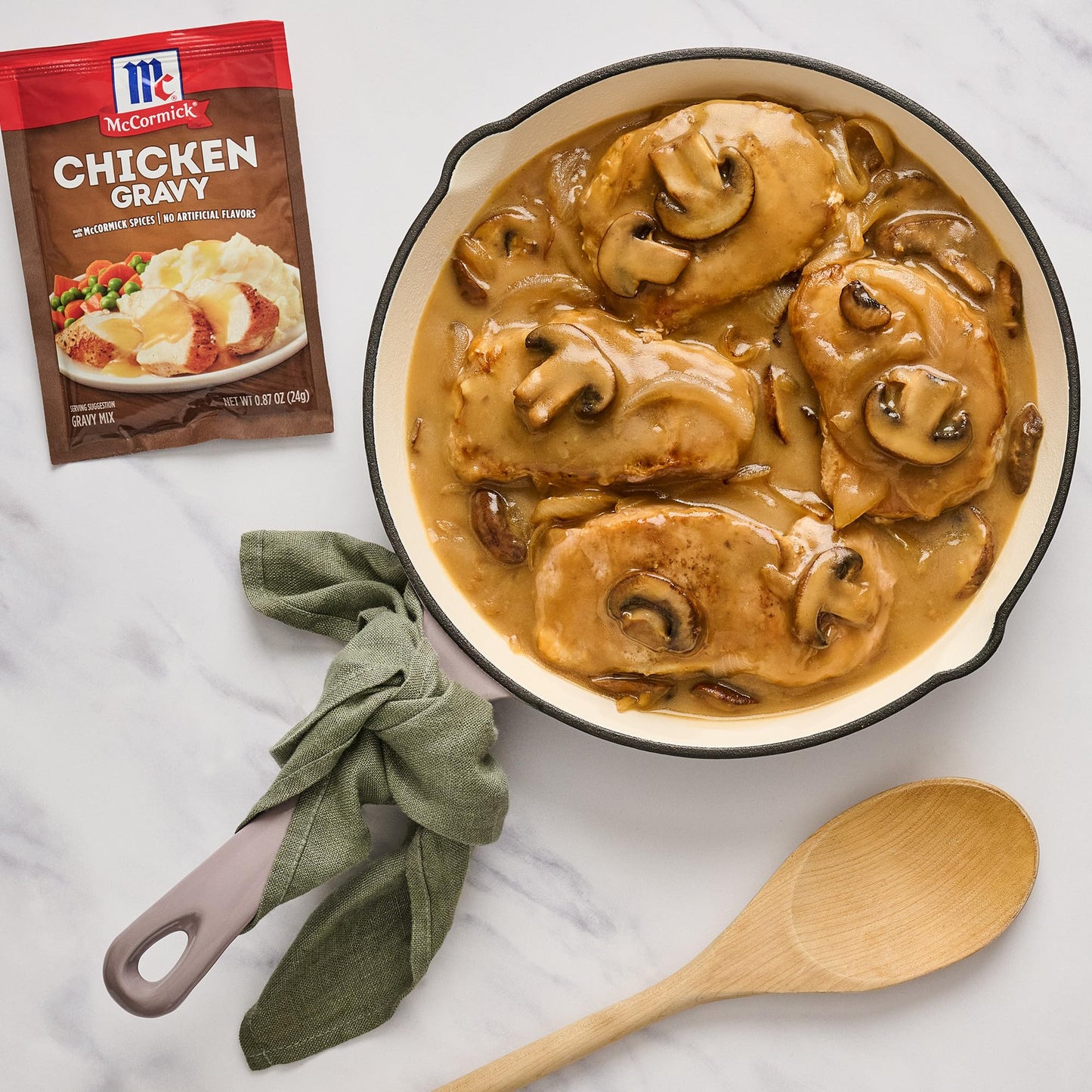 McCormick Chicken Gravy Mix, 0.87 oz