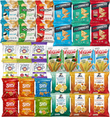 Snacks Variety Pack for Adults - Snack Box Care Package Gift Box - Bulk Healthy Snack Bag Assortment (34 pack)