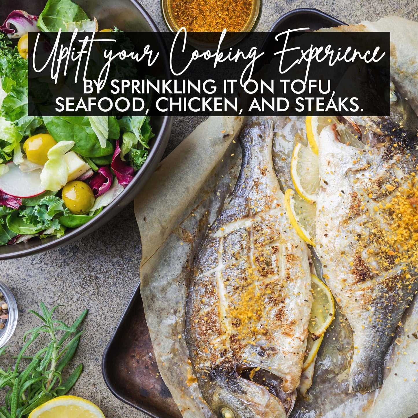 A Spice Affair Lemon Pepper Seasoning | Zesty Lemon & Cracked Black Pepper Blend | All-Purpose Seasoning for Chicken, Fish & Vegetables | All-Natural
