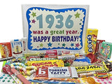 RETRO CANDY YUM ~ 1936 90th Birthday Gift Box of Nostalgic Candy from Childhood for 90 Year Old Man or Woman Born 1936