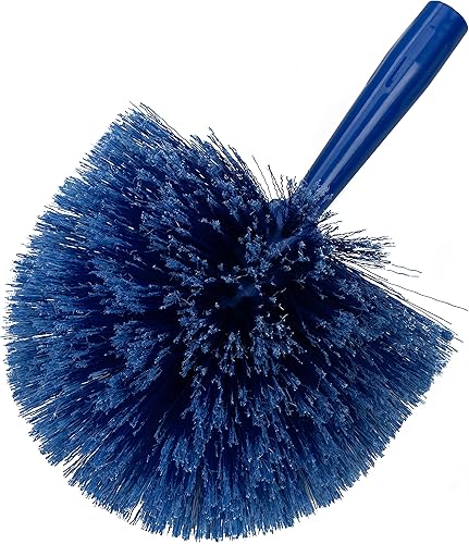 SPARTA Flo-Pac Round Duster Head With Soft Flagged Bristles, Cleaning Essentials for Commercial and Home Use, Blue