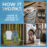 Laundry Detergent, 92 Load. Unscented Enzyme Cleaner Laundry Detergent Powder. Activewear, Outdoor Gear Cleaning Supplies w/Odor Eliminator, Stain