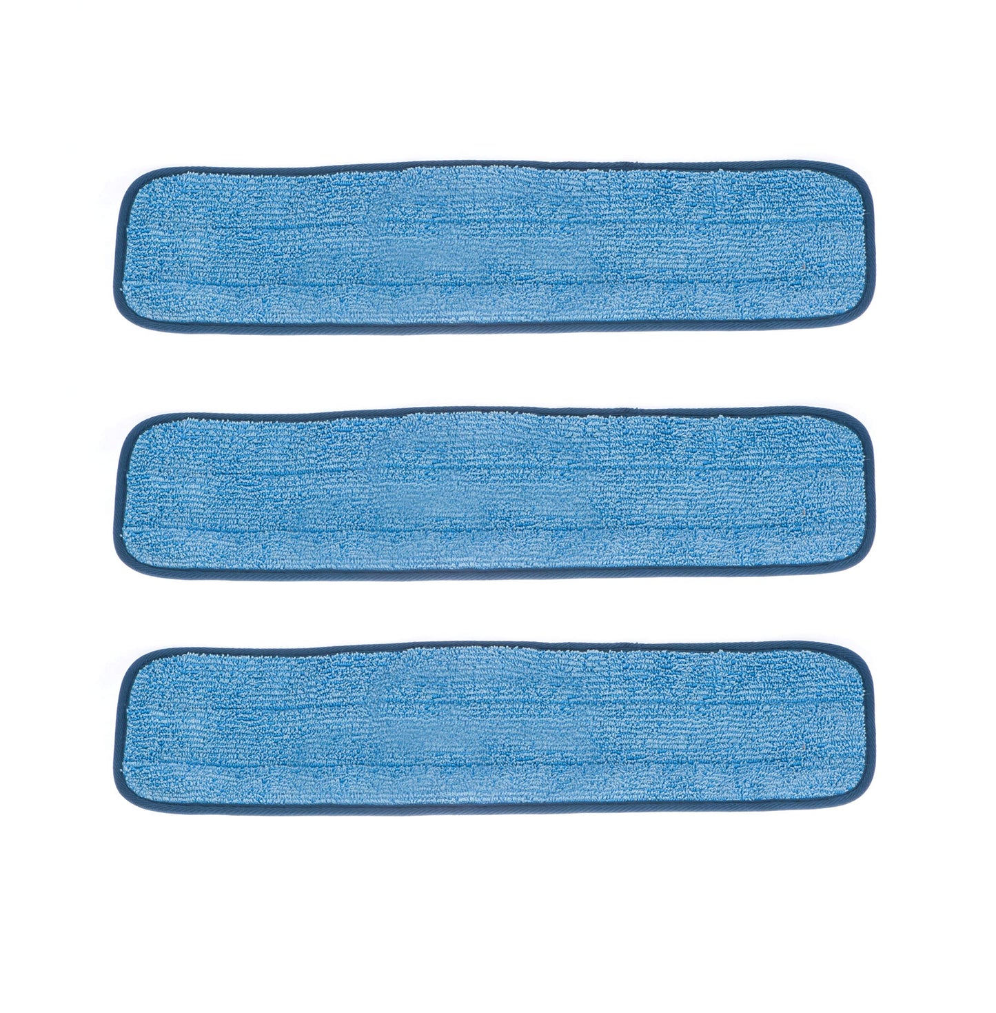 Real Clean 36 inch Microfiber Wet Mop Refill Pads for Flat Mop Frames (Pack of 3)