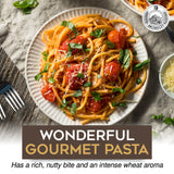 Morelli Bucatini Pasta Noodles - Premium Organic Italian Pasta from Italy - Handcrafted, Family Owned Gourmet Brand - Made with Durum Wheat Semolina