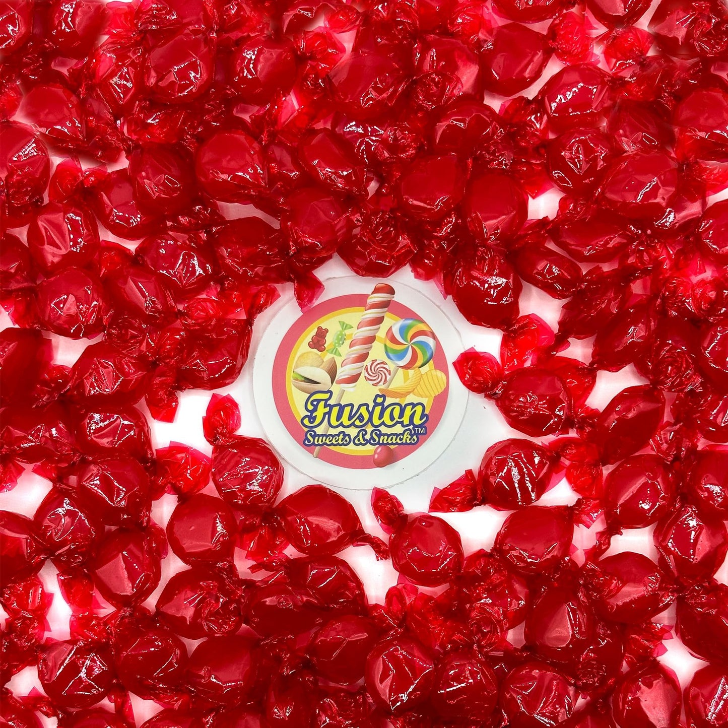 Cinnamon Discs Hard Candy - Bulk 2 Pounds Individually Wrapped Red Cinnamon Candy Disks (Approx 150 Pieces) - Holiday Bulk Fiery Candy