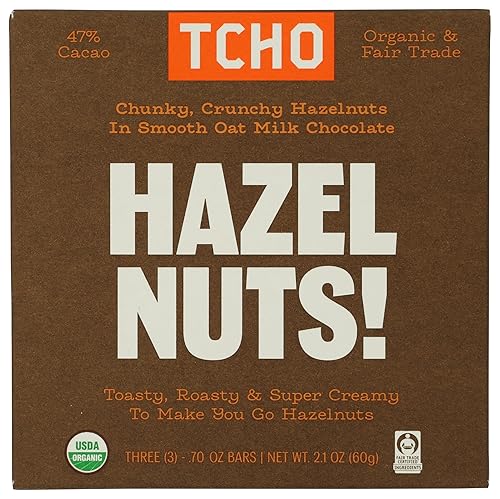 TCHO Hazel Nuts! Oat Milk Chocolate 2.5oz (70g)