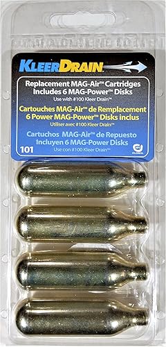 Kleer Drain 101 Replacement Cartridge, 4 Pack