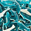 Blue Sharks Gummy Candy |2-Pound Bag | Made with Real Fruit Juice