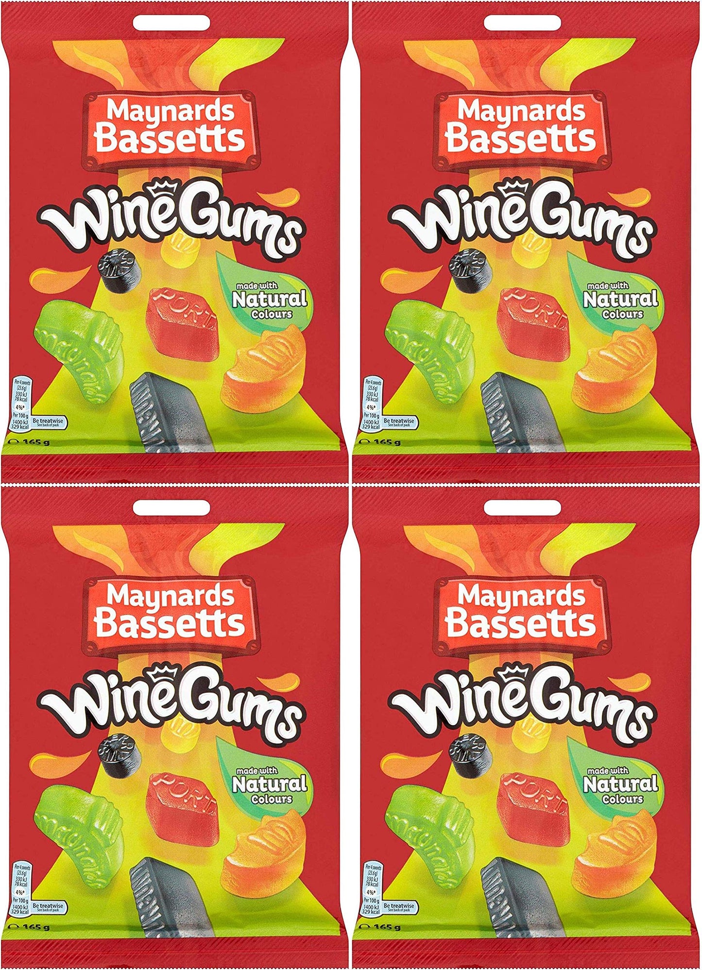Maynards Bassetts Wine Gums £1 Sweets Bag 165g Pack of 4