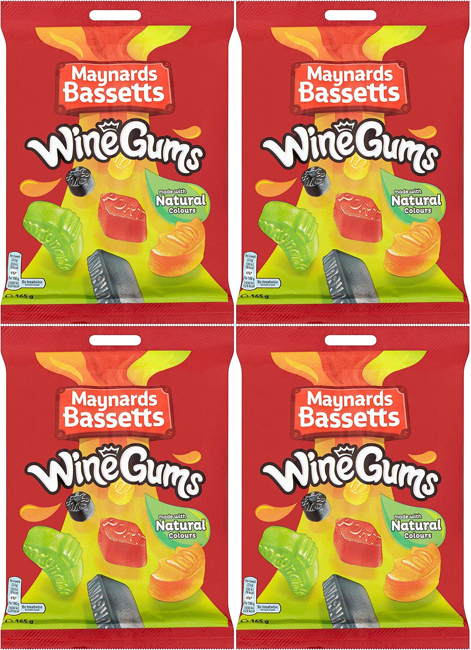 Maynards Bassetts Wine Gums £1 Sweets Bag 165g Pack of 4
