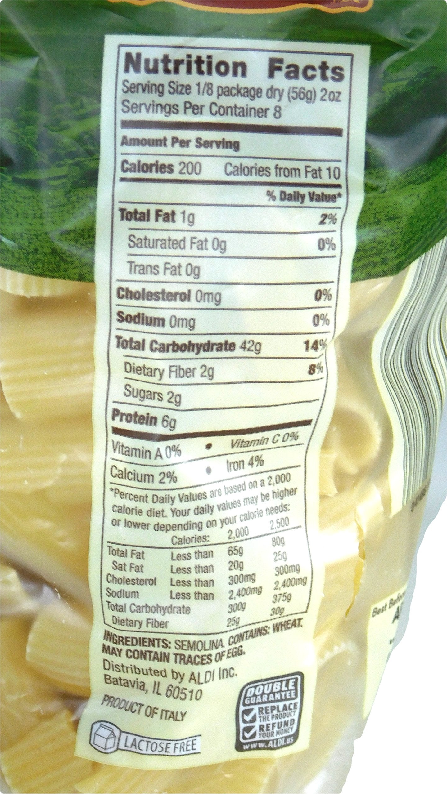 Priano Imported Italian Bronze Cut Rigatoni Past (2 x 16 oz. packages)