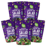 Go Raw Pumpkin & Sunflower Seed Mix, Garlic Thyme Salad Topper, Keto, Vegan, Gluten Free, Organic, 4 Oz., Pack of 5