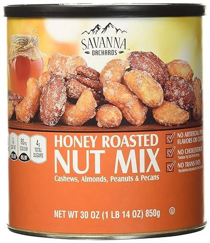 Savanna Orchards Gourmet Honey Roasted Nut Mix, 30 Oz (na)