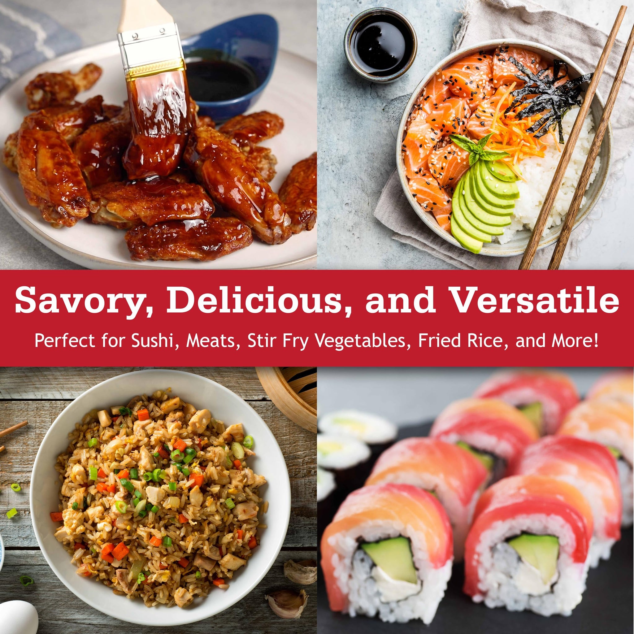 Otafuku Sushi Eel Sauce for Sushi Rolls, Japanese Unagi Sauce Gluten Free, 15 Oz