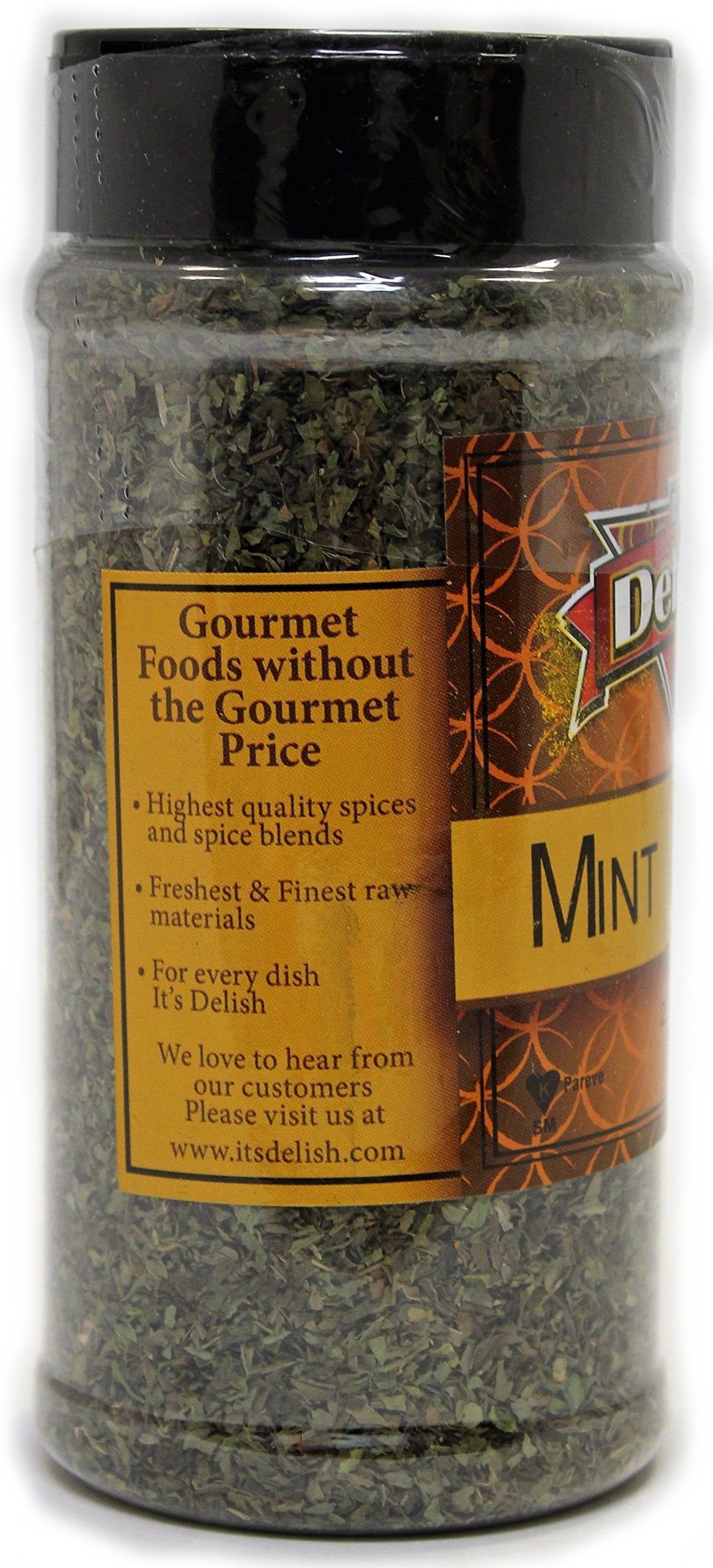 Dried Mint Leaves by Its Delish, Medium Jar