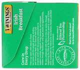 Twinings Irish Breakfast Tea, Robust and Flavourful Caffeinated Black Tea Bags Individually Wrapped, 20 Count