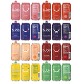 Bubly Sparkling Water Fizzy Sampler Variety, 12 Fl Oz (Pack of 18)