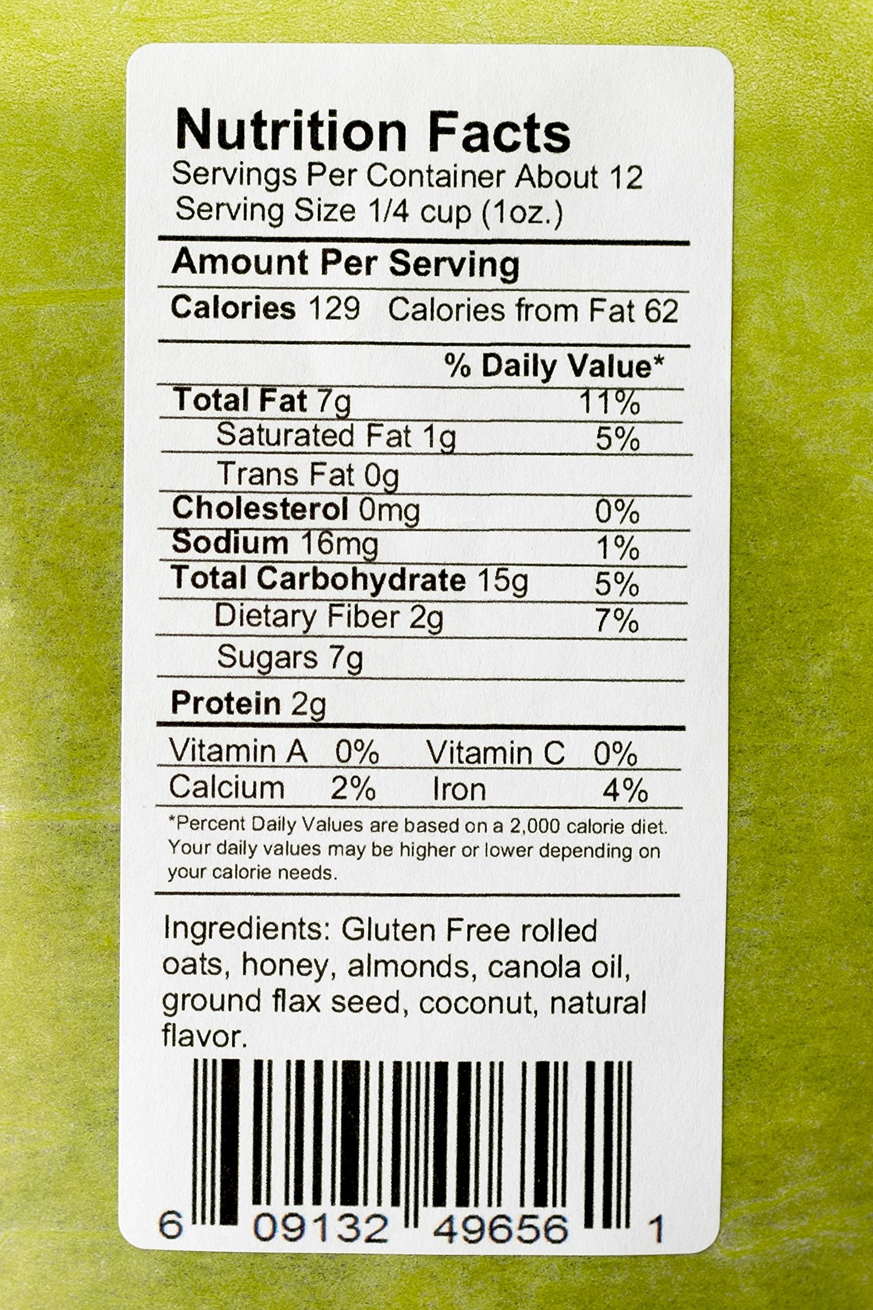 O'Brien's Own Gourmet Granola (Gluten Free Almond) 12 oz. bags, 3 count