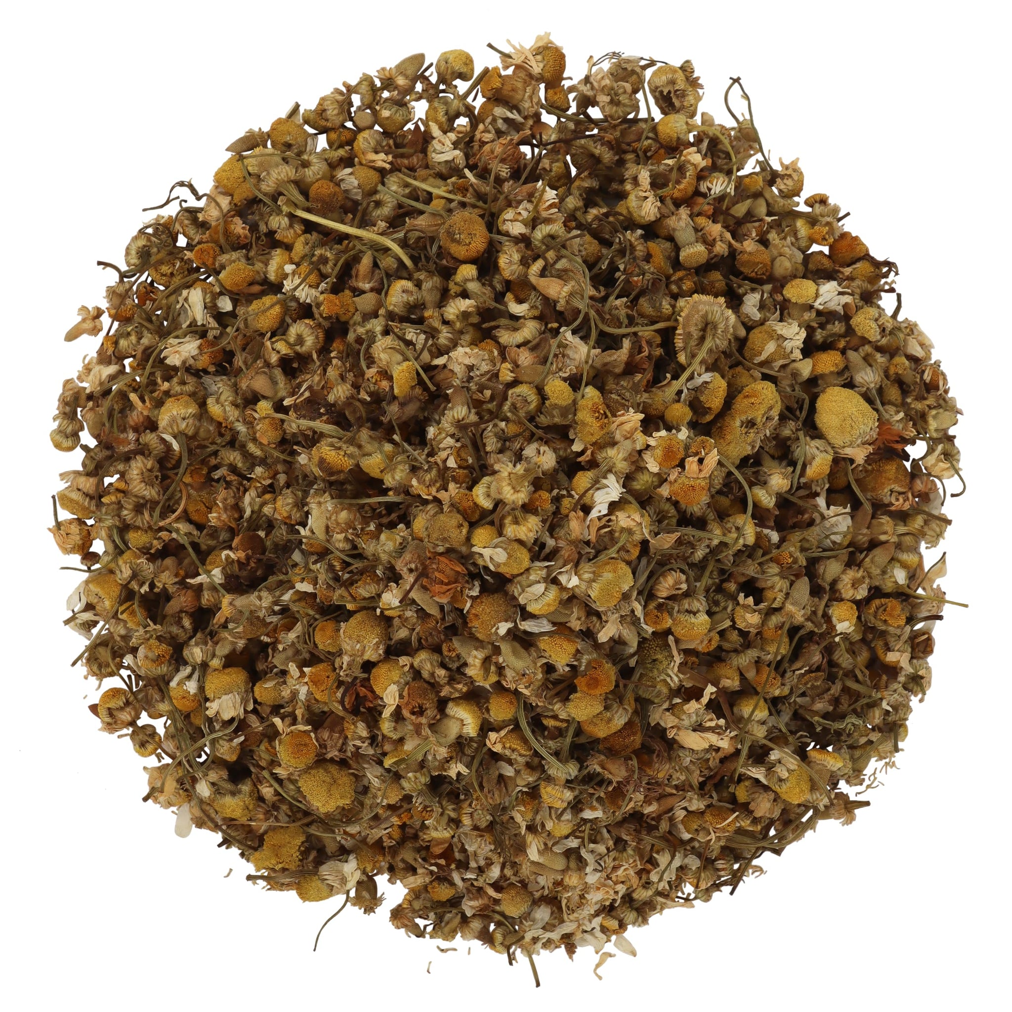 Halo Naturals Organic Chamomile Flower Whole Tea, 4 Ounces (Matricaria recutita) USDA Certified | Resealable Pouch| Packaged in The USA (Pack of 1)