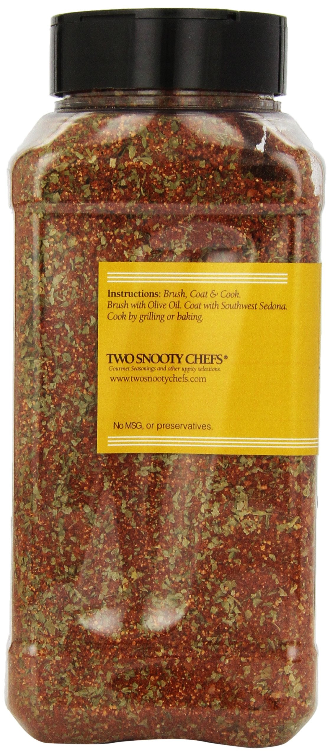 Two Snooty Chefs Quart Size Southwest Sedona Seasoning, 20-Ounce