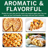 SPICES VILLAGE Apple Pie Spice [ 8 oz ] - Cinnamon, Ginger, Nutmeg, and Allspice Mix - Kosher, Gluten Free, Non GMO, Resealable Bulk Bag