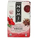 Numi Tea Organic Hibiscus Tea, 16 Herbal Tea Bags, Caffeine Free